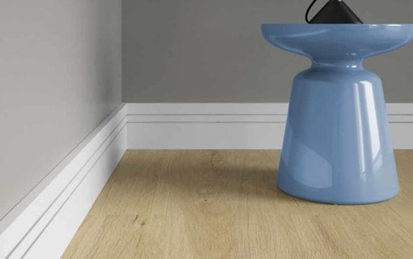 ´Rodapé para piso laminado e vinílico